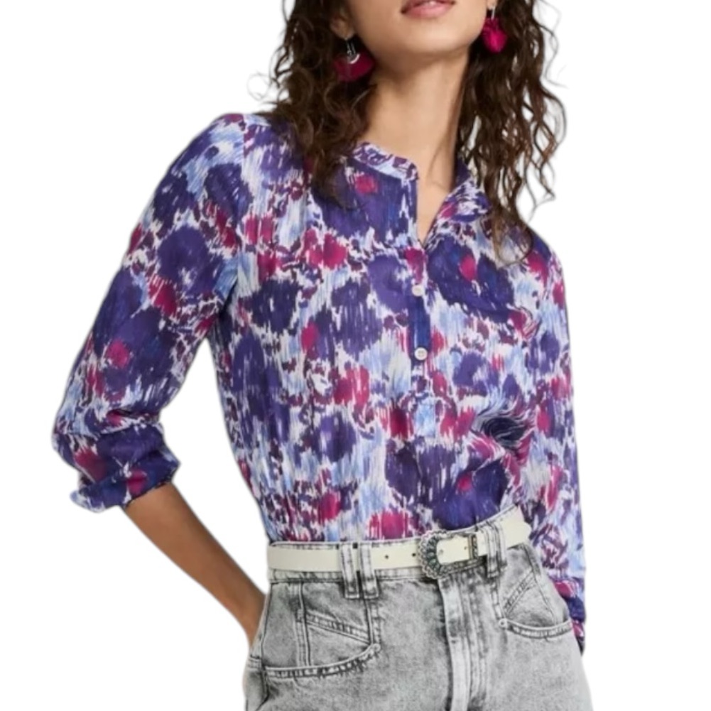 Isabel Marant Etoile Maria Floral Printed Cotton Blouse